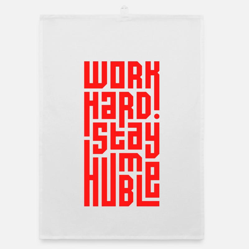 Work Hard Stay Humble Organic dish towel