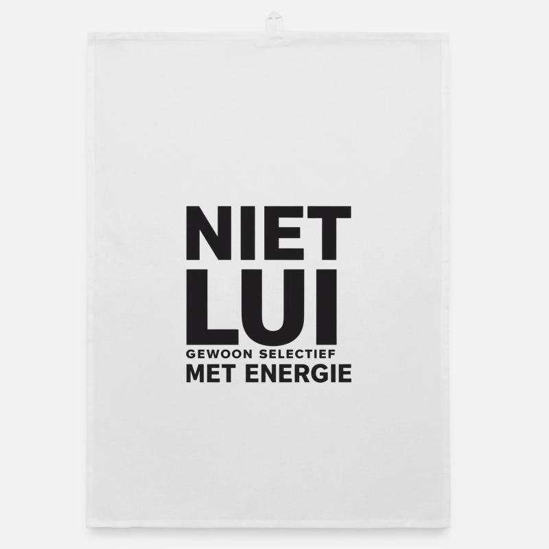 Not lazy. Just selective with energy. Organic dish towel