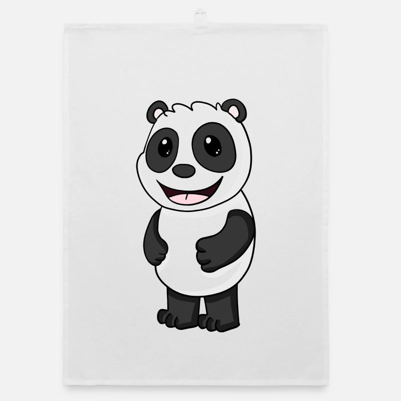 Panda Ours Mignon Torchon bio