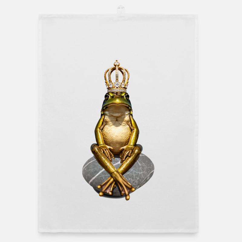 Frog Prince Organic dish towel
