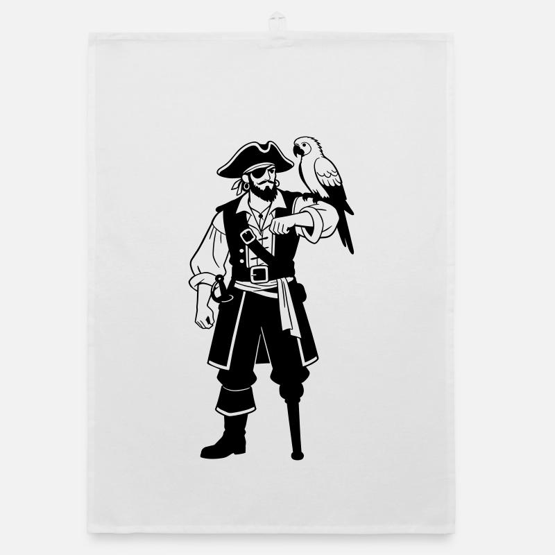 pirate Organic dish towel