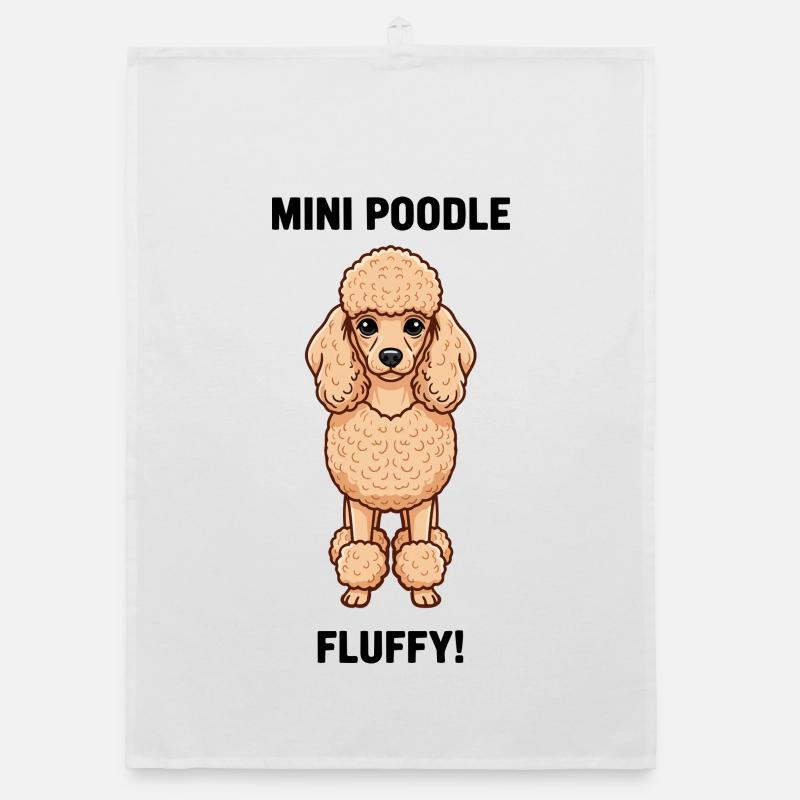 Chien Caniche Nain Poodle Fluffy Canin Torchon bio