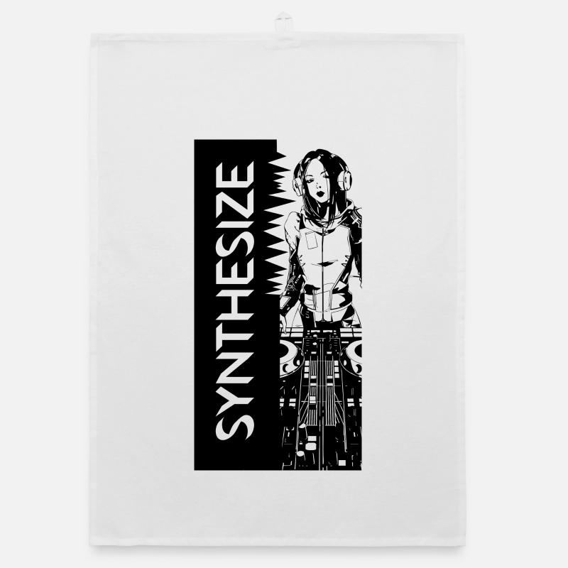 Synth - Organic dish towel - white