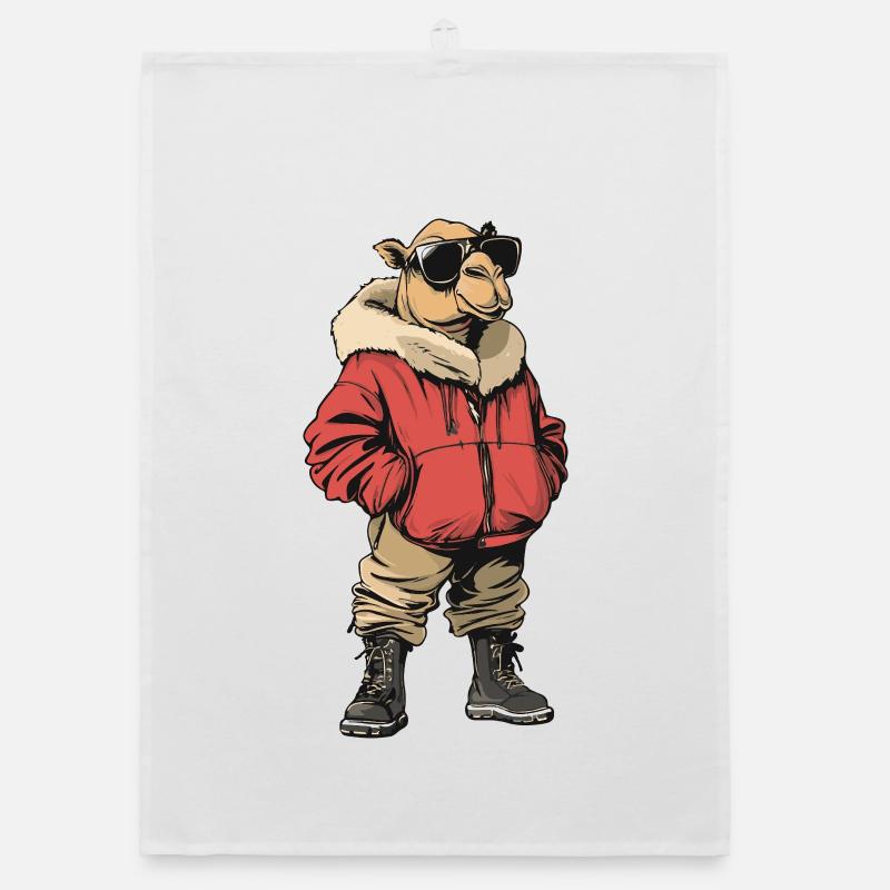 Kamel Cool Winter Organic Geschirrtuch