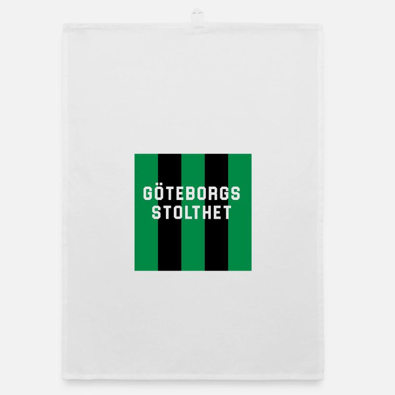 Gothenburg Pride Text Design Organic dish towel