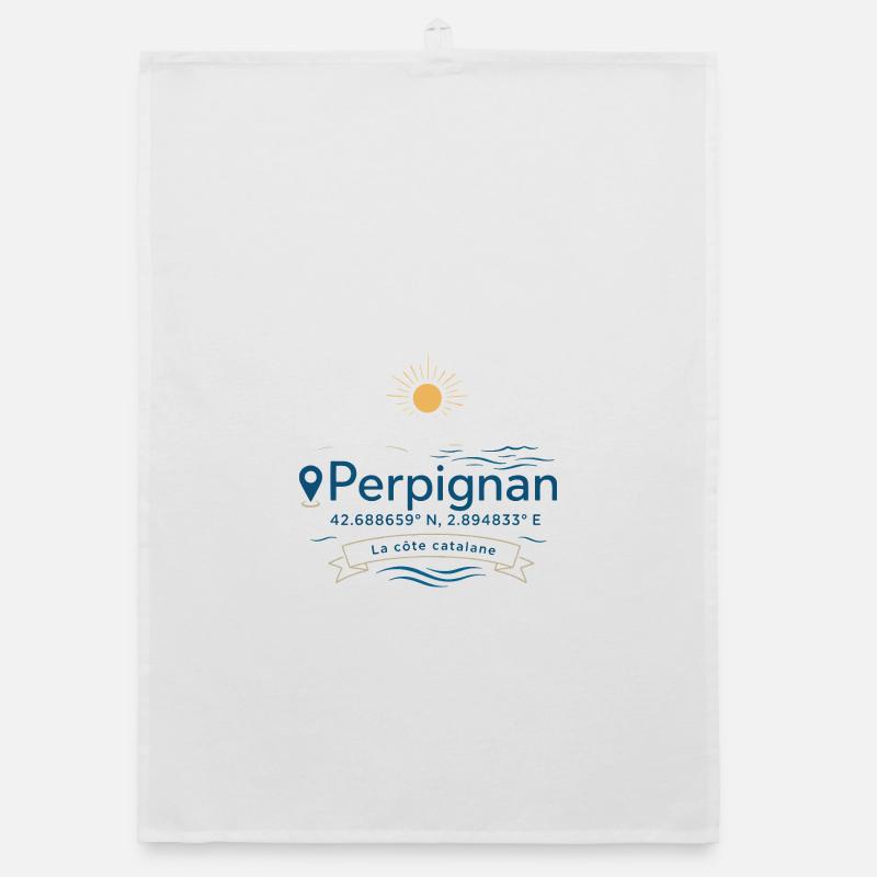 Perpignan Côte Catalane Soleil Torchon bio