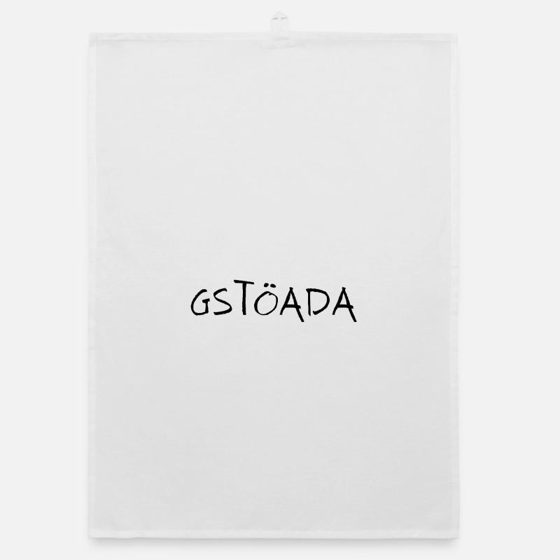 Gstöada - Organic Geschirrtuch - Weiß