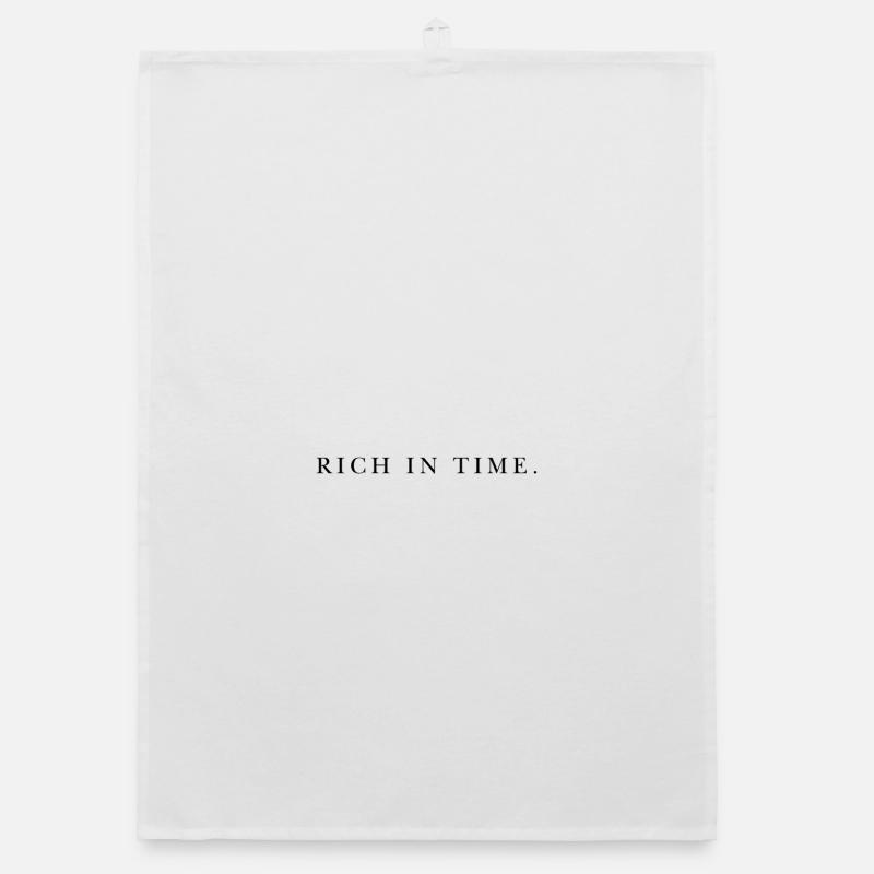 Rich in time. Organic Geschirrtuch