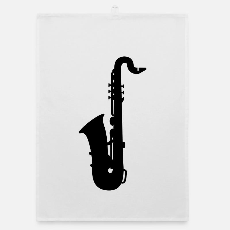 saxophone Organic dish towel