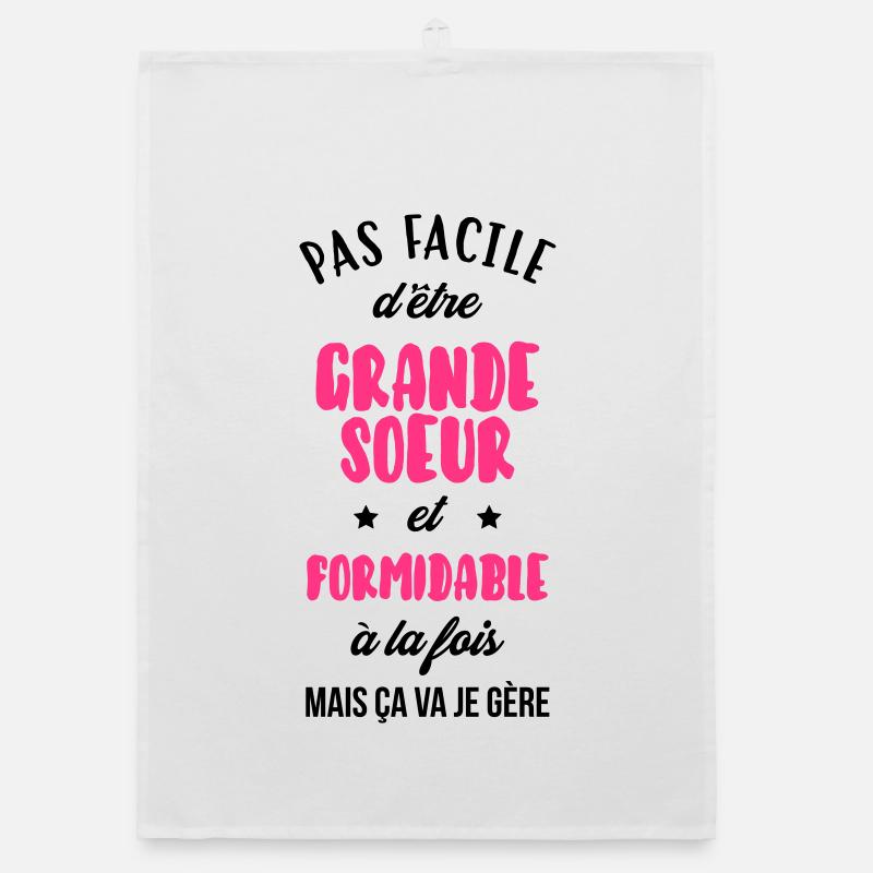 Soeur Soeurette Frère Naissance Bébé Sœur Torchon bio