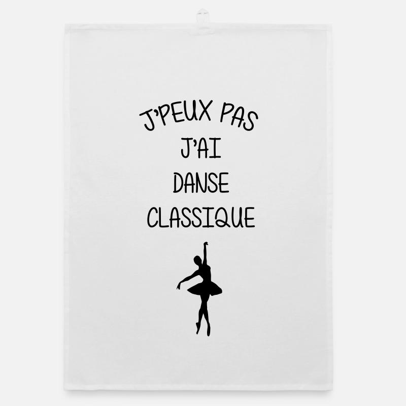 I can't, I have classical dance Organic dish towel