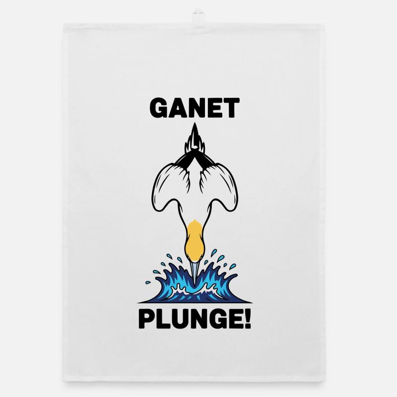 Fou de Bassan Plongeon Mer Plunge Gannet Torchon bio