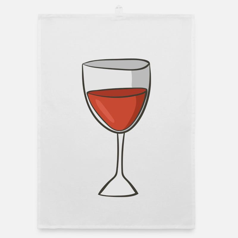 red wine Organic dish towel