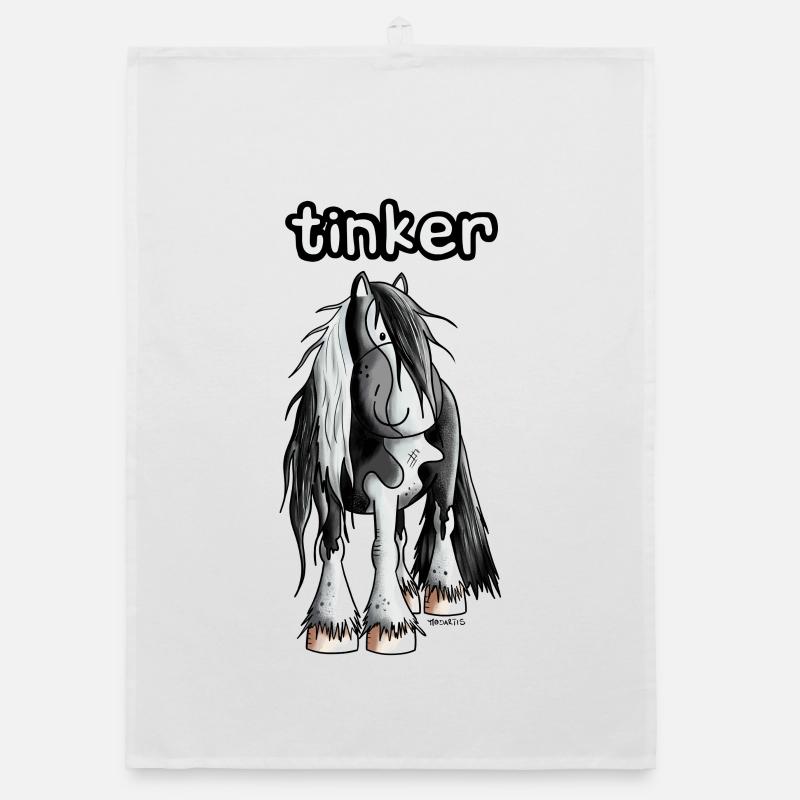 Witziger Irish Tinker Organic Geschirrtuch