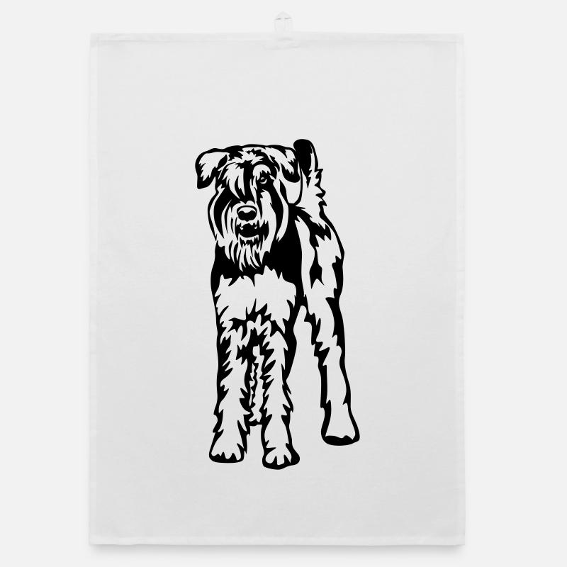Riesenschnauzer Organic Geschirrtuch