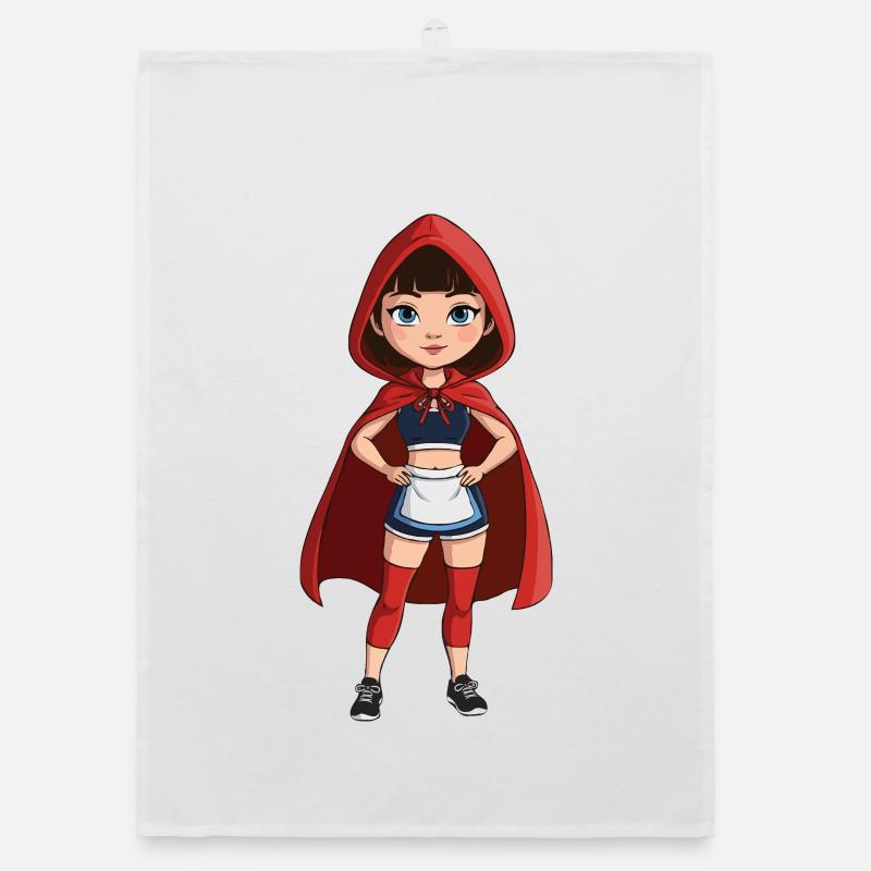 Rotkäppchen_hart Organic Geschirrtuch