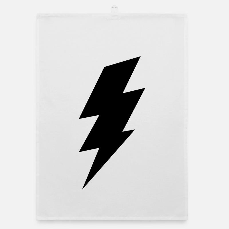 Lightning bolt Organic dish towel