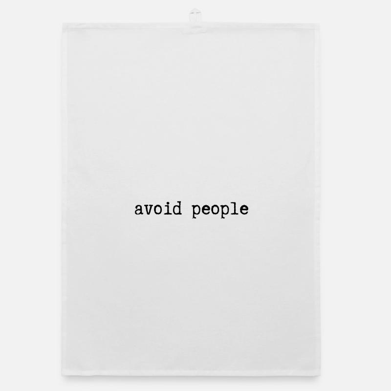 avoid people Organic dish towel