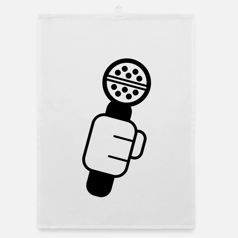Microphone Check Microphone, Microphone, Mike, MC, Hi Organic dish towel