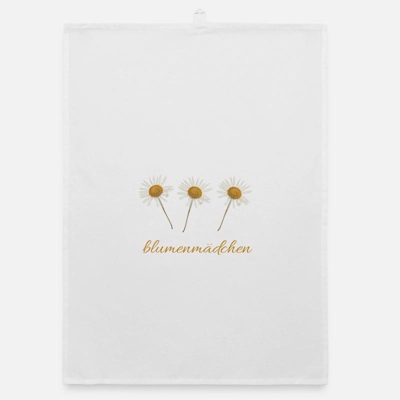 Blumenmädchen  Organic Geschirrtuch
