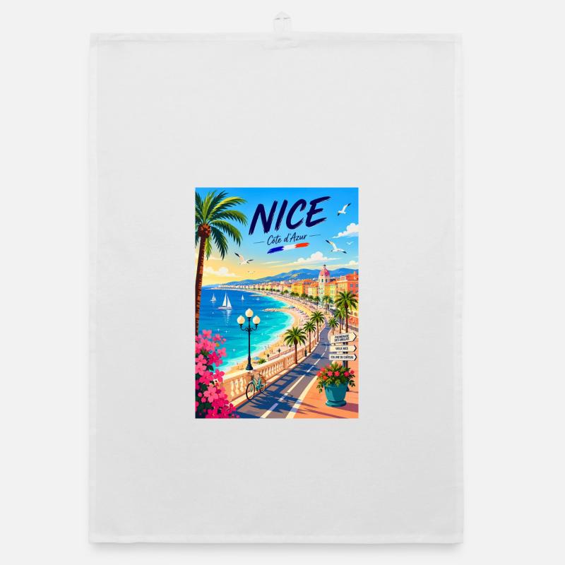 Nice Côte d'Azur Promenade Torchon bio