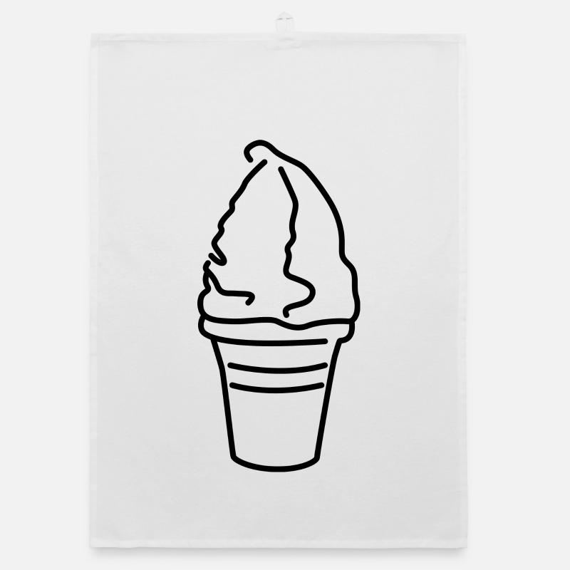 Ice cream Organic dish towel