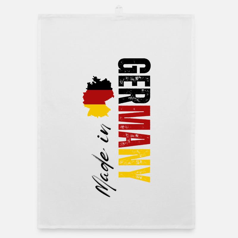 Made in Germany, vertical design Organic dish towel
