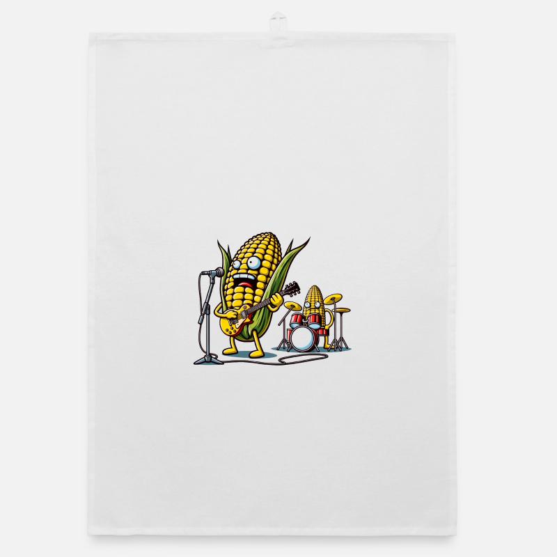 Corn Rockers On Stage Organic dish towel