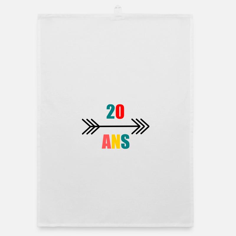 20. 20th ANNIVERSARY. 20 YEARS ANNIVERSARY. 20 YEARS. Organic dish towel