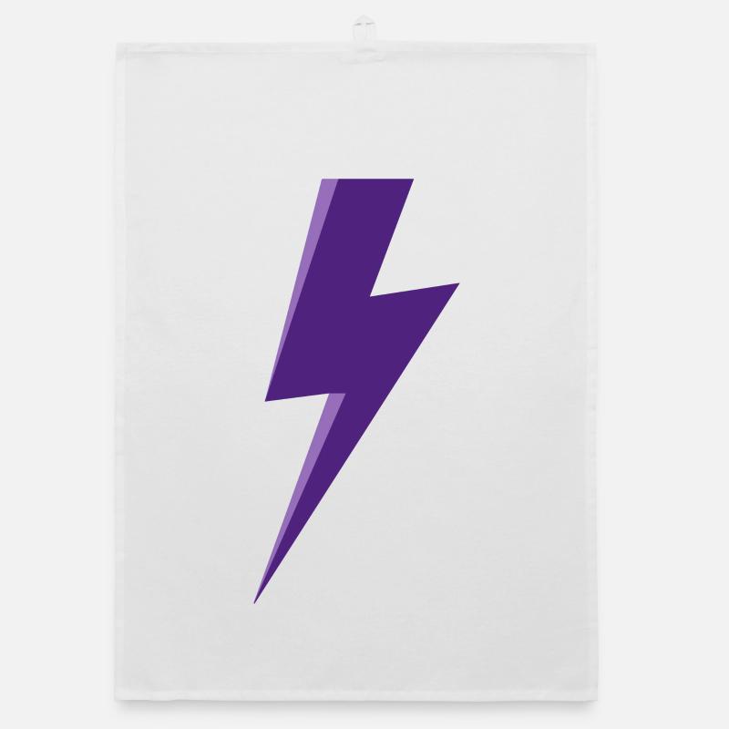 Lila Blitz Organic Geschirrtuch