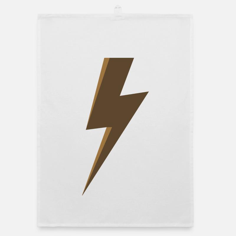 Maroon Lightning Organic dish towel