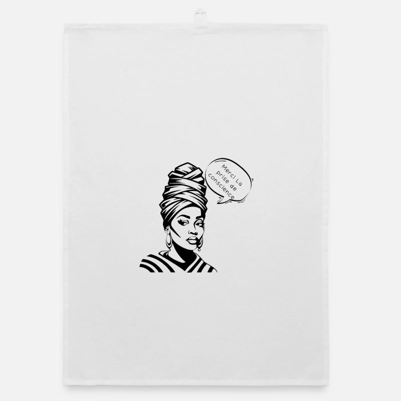 Bewusstheit und Dankbarkeit in der Silhouette Organic Geschirrtuch