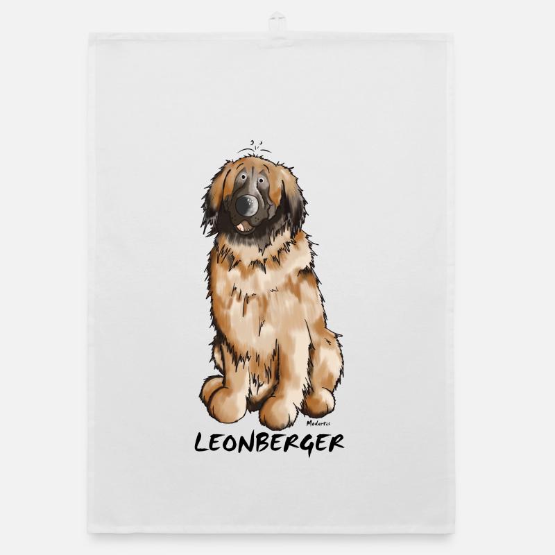 Leon der Leonberger Organic Geschirrtuch