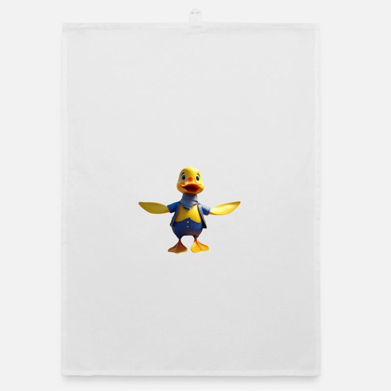 Canard élégant en écharpe Torchon bio