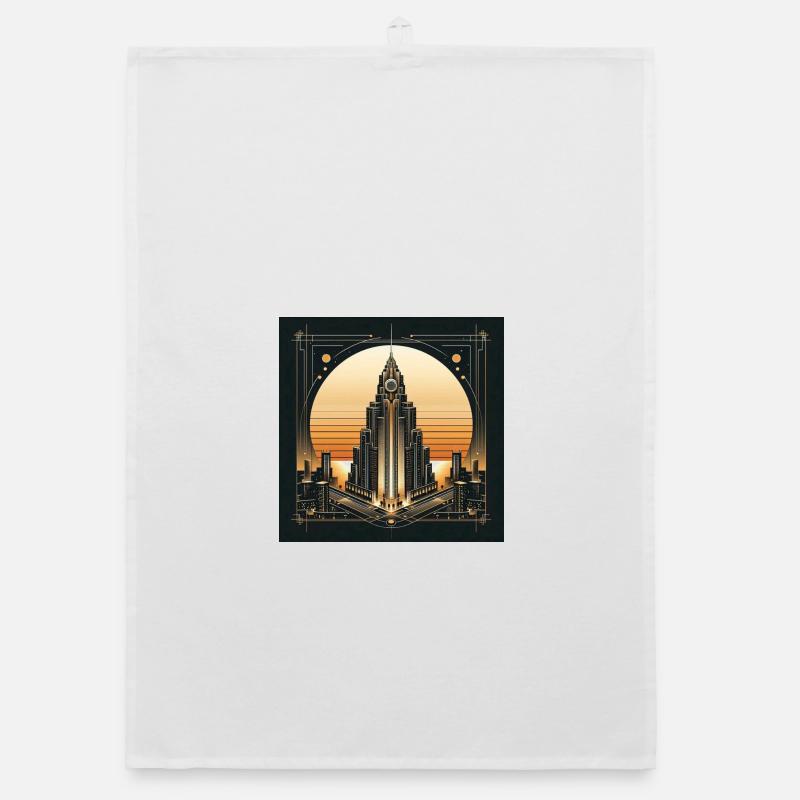 Skyscraper 1 Organic dish towel