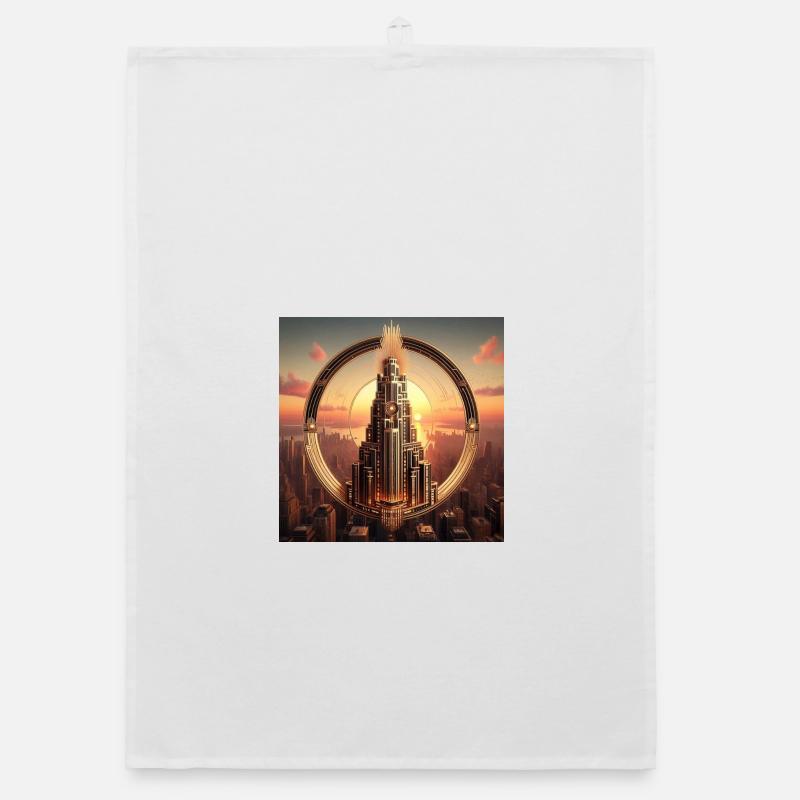 Skyscraper 4 Organic dish towel