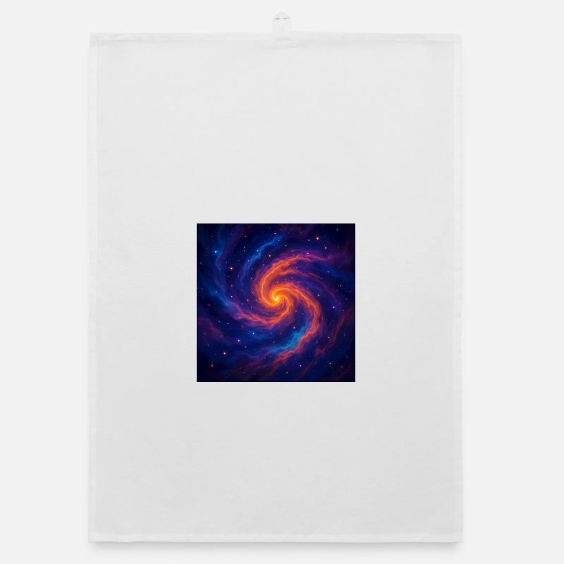 Galactic vortex in space Organic dish towel