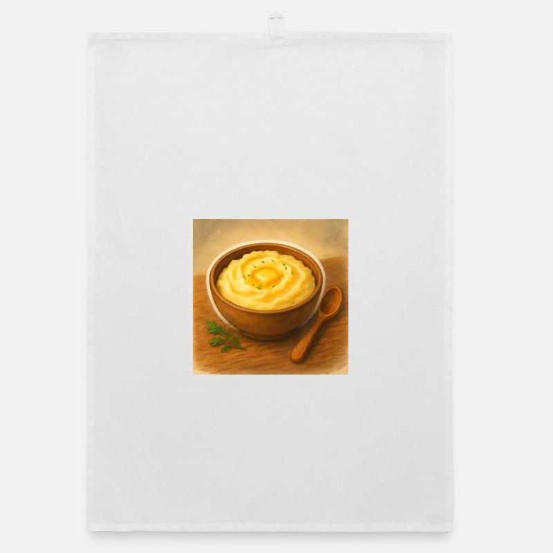 Mashed potatoes Organic dish towel