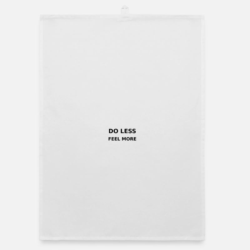 Do less / Feel more Organic Geschirrtuch