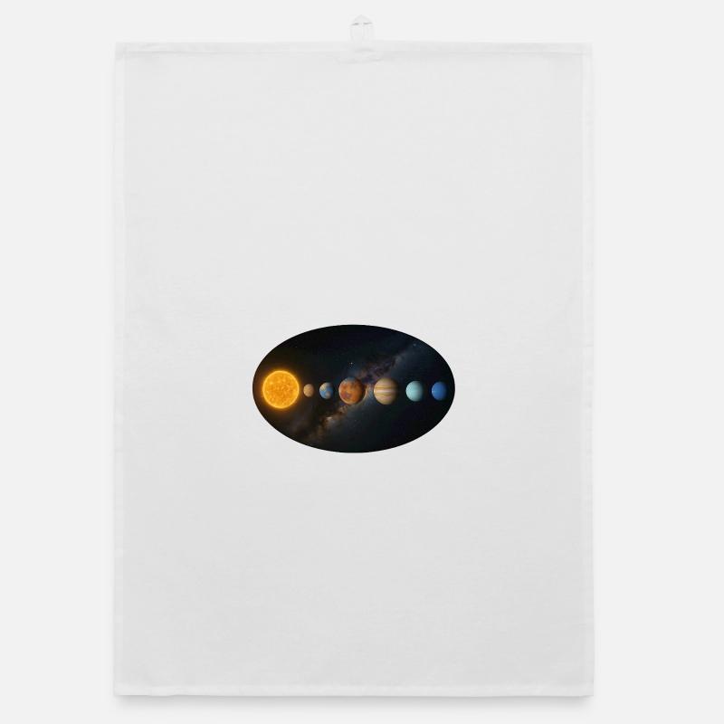 Sun - Solar System - Planets Organic dish towel