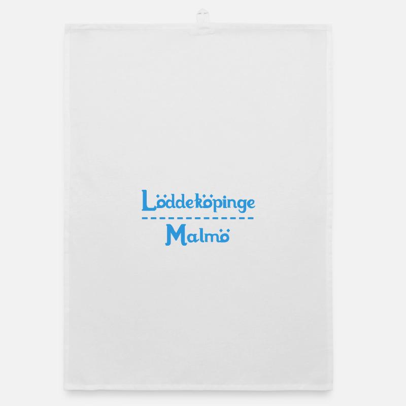 Löddeköpinge – Malmö Sky Blue Design Torchon bio