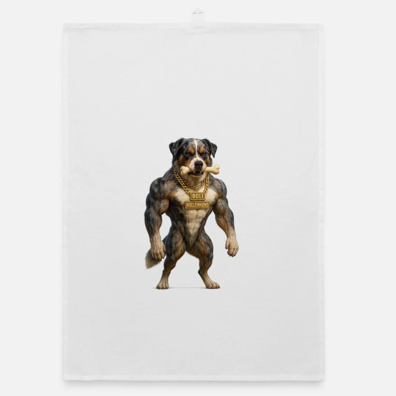 Boli - The Hellhound Organic dish towel