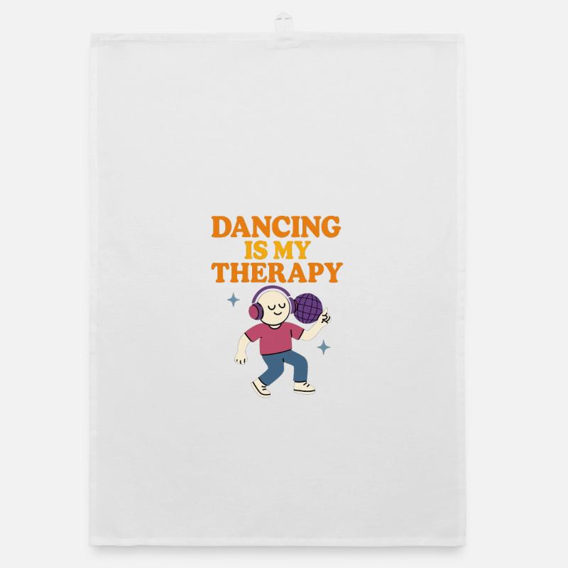 Dancing Therapy Illustration Torchon bio