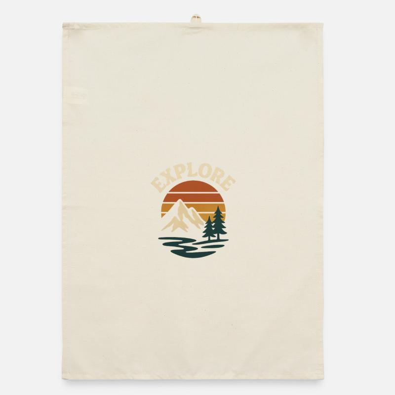 Explore Sunset Organic dish towel