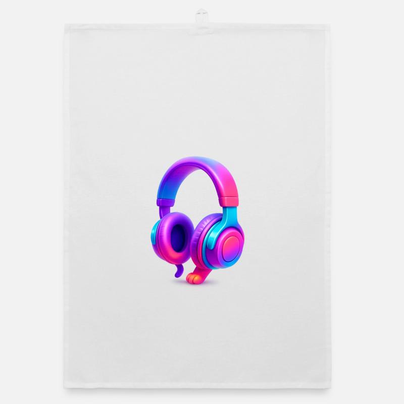 Casque Neon Gradient Torchon bio