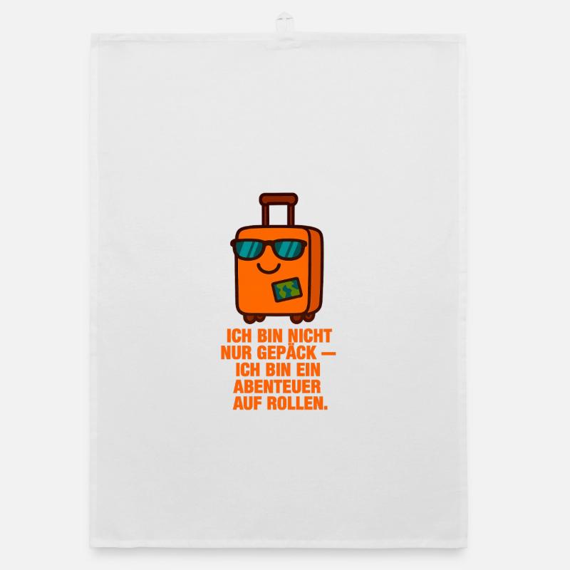 Ich_bin_nicht_nur_Gepack_ich_bin_ein_Abenteuer_ Organic Geschirrtuch