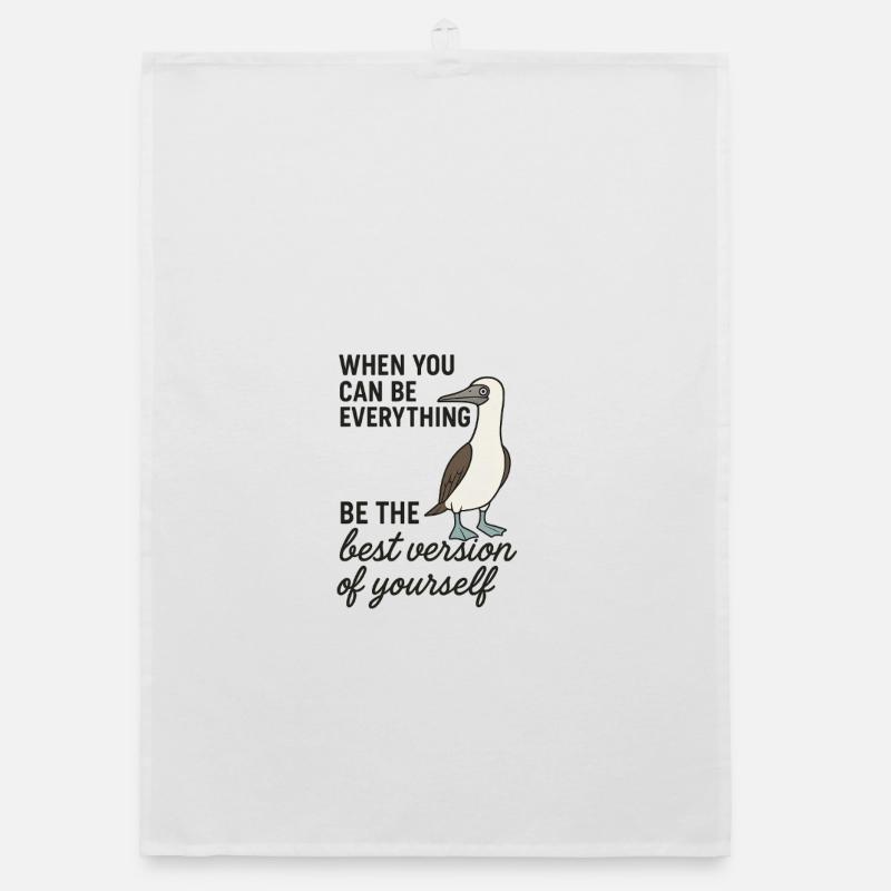 Blaufußtölpel - Beste version Organic Geschirrtuch