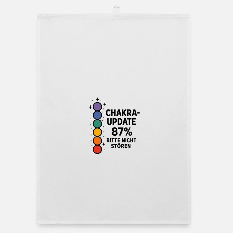 CHAKRA UPDATE 87% – Do Not Disturb Organic dish towel