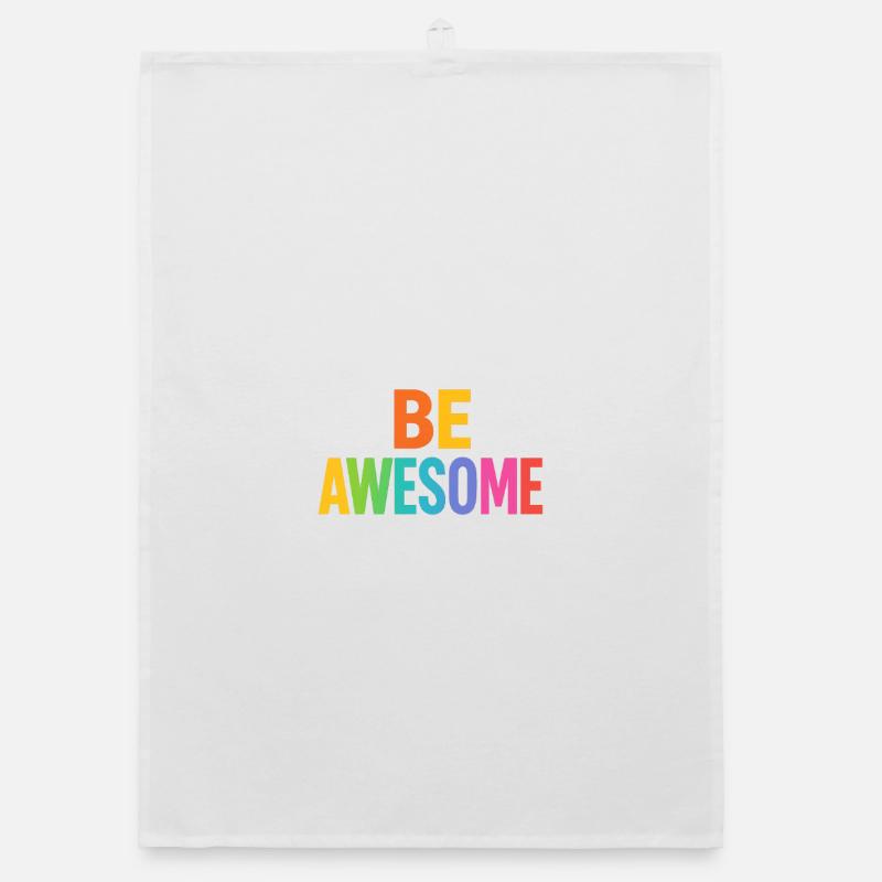 Be Awesome Rainbow Boost Organic dish towel