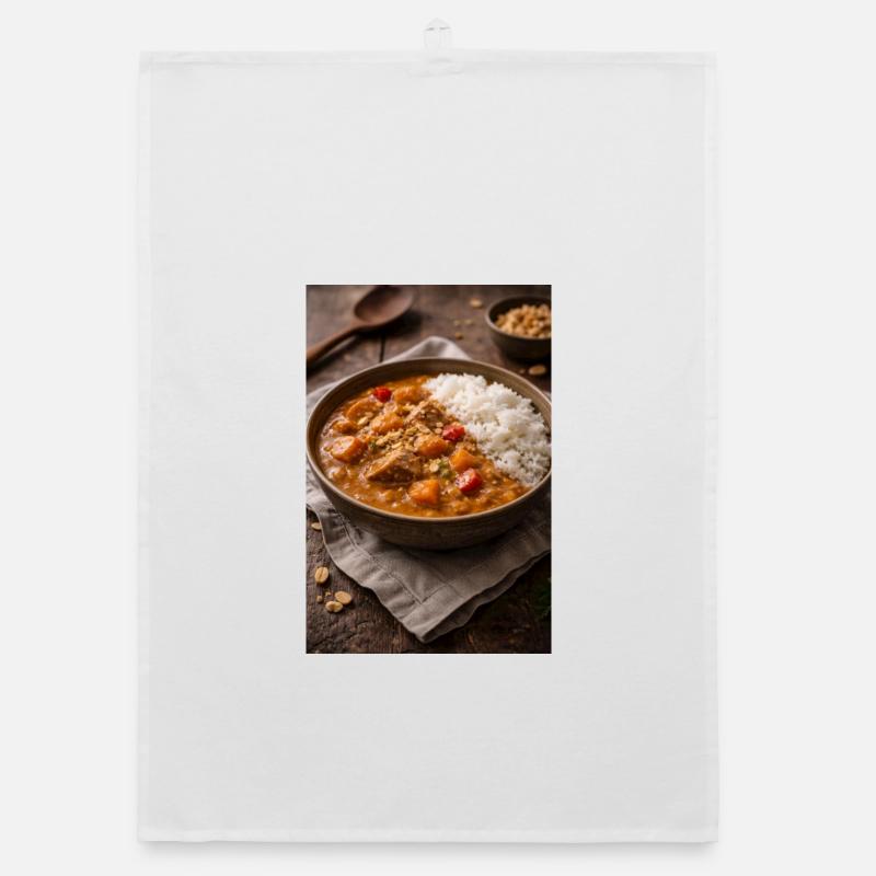 Groundnut Stew Organic Geschirrtuch